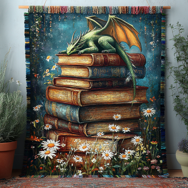 The Book Guardian Quilted Blanket