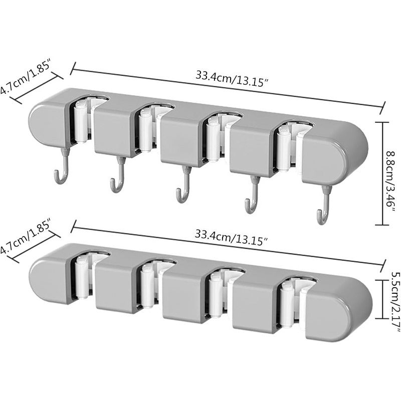 Drill Free Wall Mop Holder