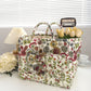 Large Capacity Floral Interior Storage Basket