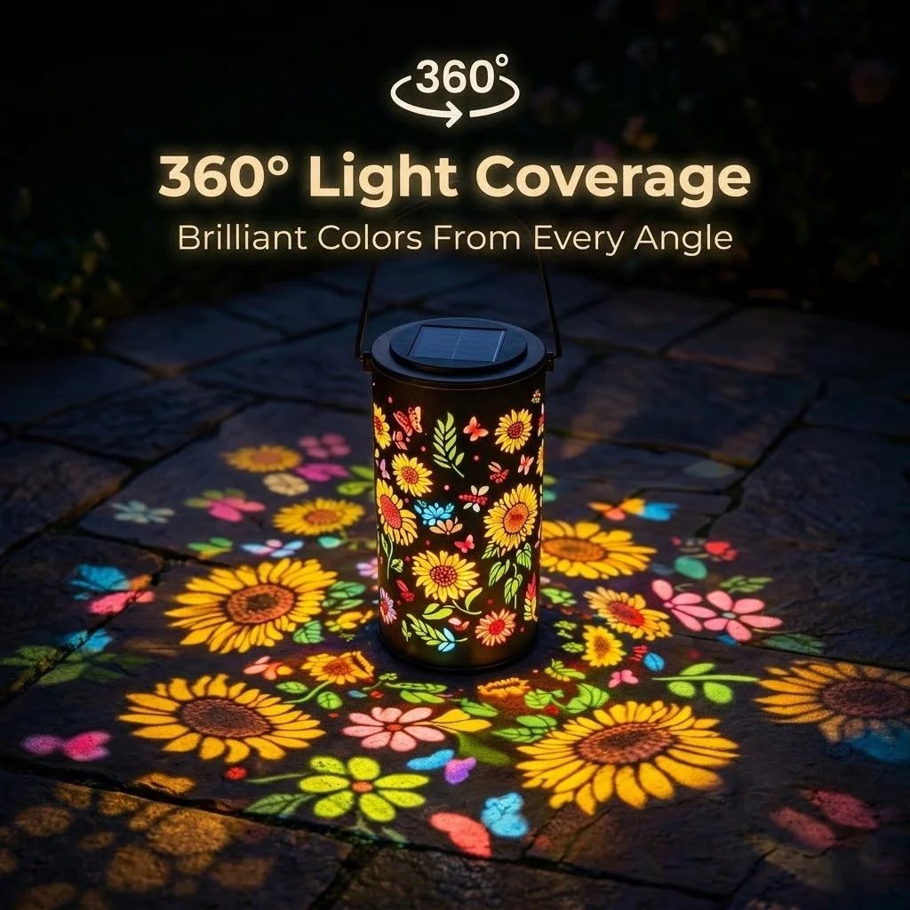 🌞Colorful Sunflower Glow Solar Garden Lantern