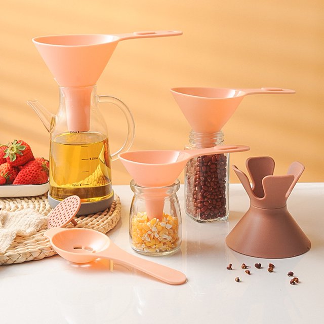 6-in-1 Plastic Kitchen Funnel Set