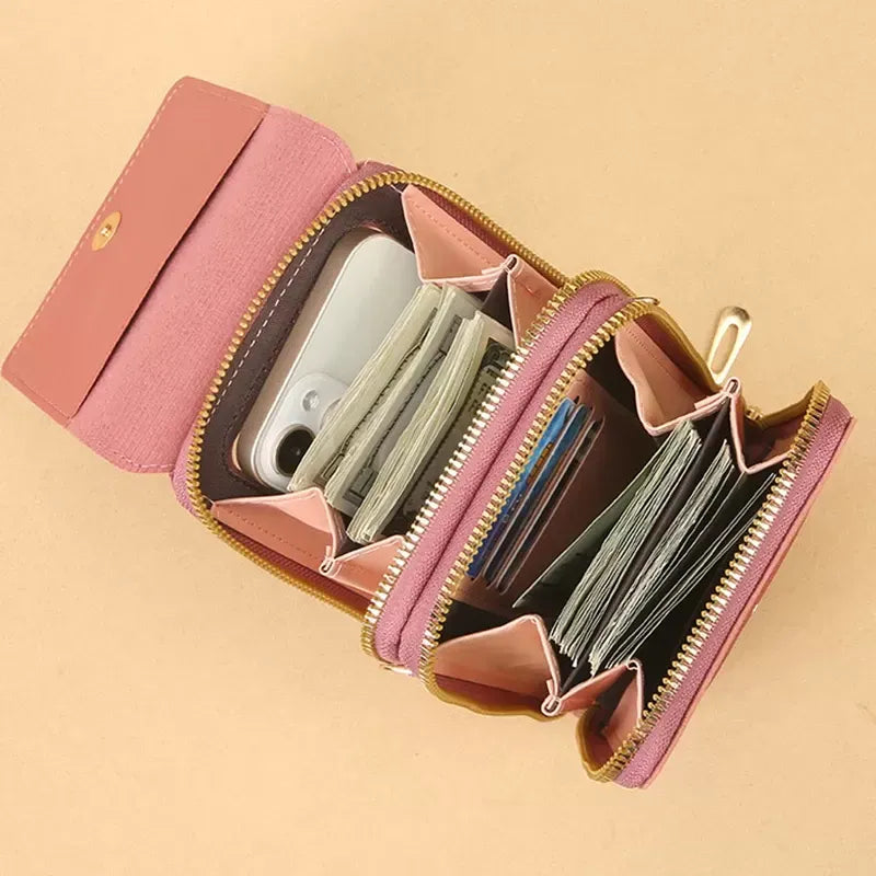 Women's Leather Cell Phone Bag