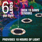 Waterproof Outdoor Glass LED Mosaic Solar Disk Light