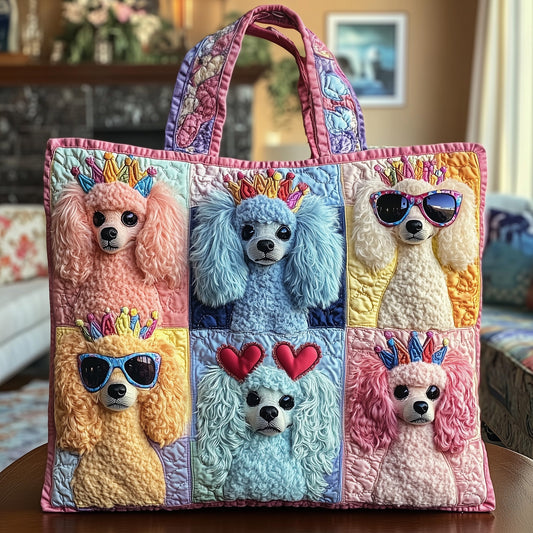 Poodle Handmade Tote Bag
