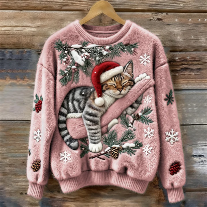 Lazy Cat Cozy Plush Sweatshirt