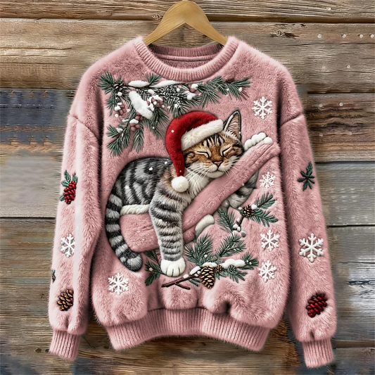 Lazy Cat Cozy Plush Sweatshirt