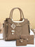 3 PCS Women's Elegant Embroidered Pattern Tote Bag