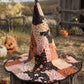 Cute Halloween Patchwork Handcrafted Quilted Witch Hat