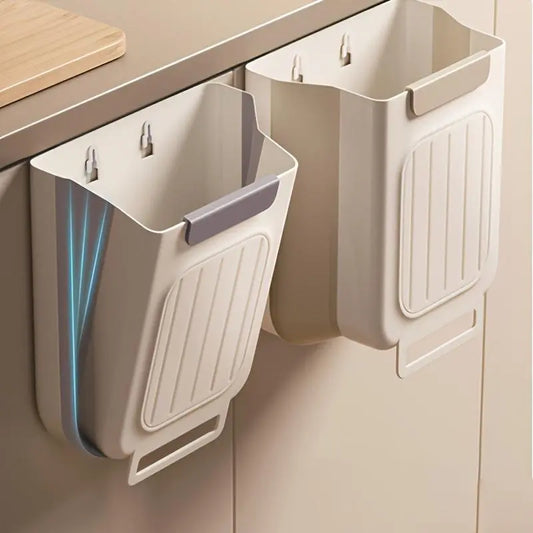 Space Saving Collapsible Foldable Kitchen Trash Can