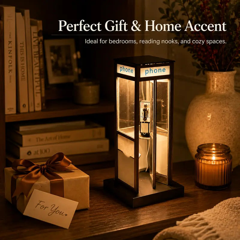 Vintage Phone Booth Ambient Lamp