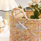 Large Capacity Floral Interior Storage Basket