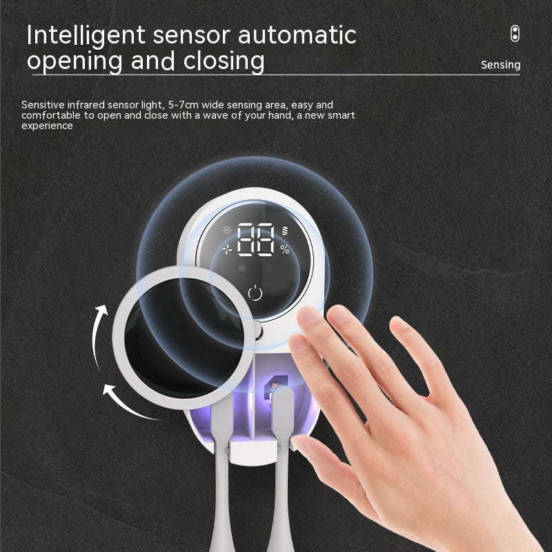 Automatic UV sterilization Sanitizing Smart Toothbrush Holder