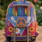Hippie Van Quilted Backpack