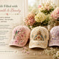 Adjustable Garden Morning Hummingbird Flowers Baseball Cap