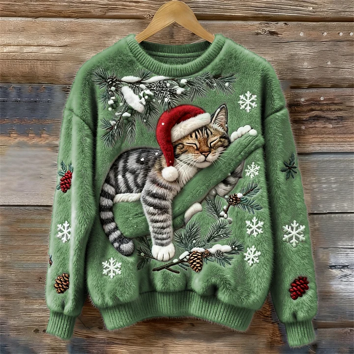 Lazy Cat Cozy Plush Sweatshirt