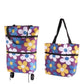 2-in-1 Foldable Shopping Trolley – Sturdy Bag