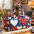 🔥Floral American Flag Travel Duffel
