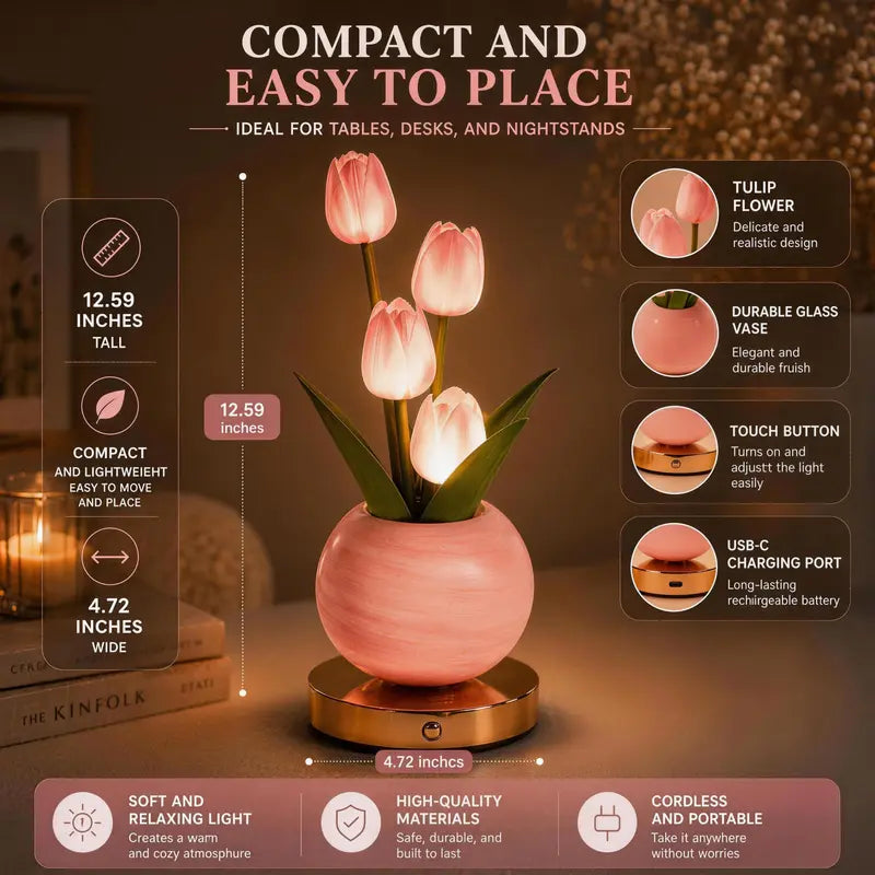 Tulip Table Lamp Night Light