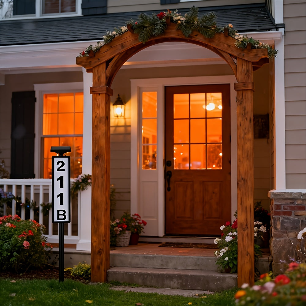 Solar Number for Outside Waterproof Home Address Sign