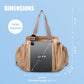 Large Expandable Convertible Travel Tote Bag