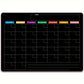 Magnetic Calendar Board with Erasable Markers