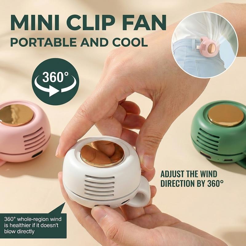 Portable Rechargeable Silent Cooling Fan
