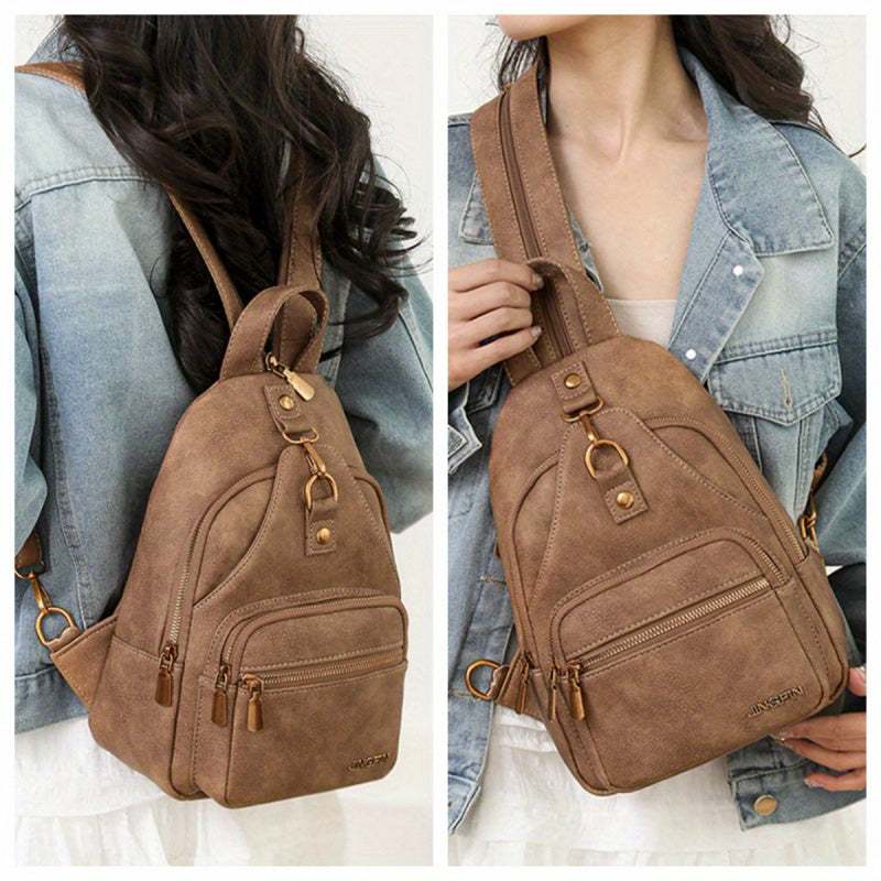Multifunctional Convertible Sling Backpack Shoulder Bag