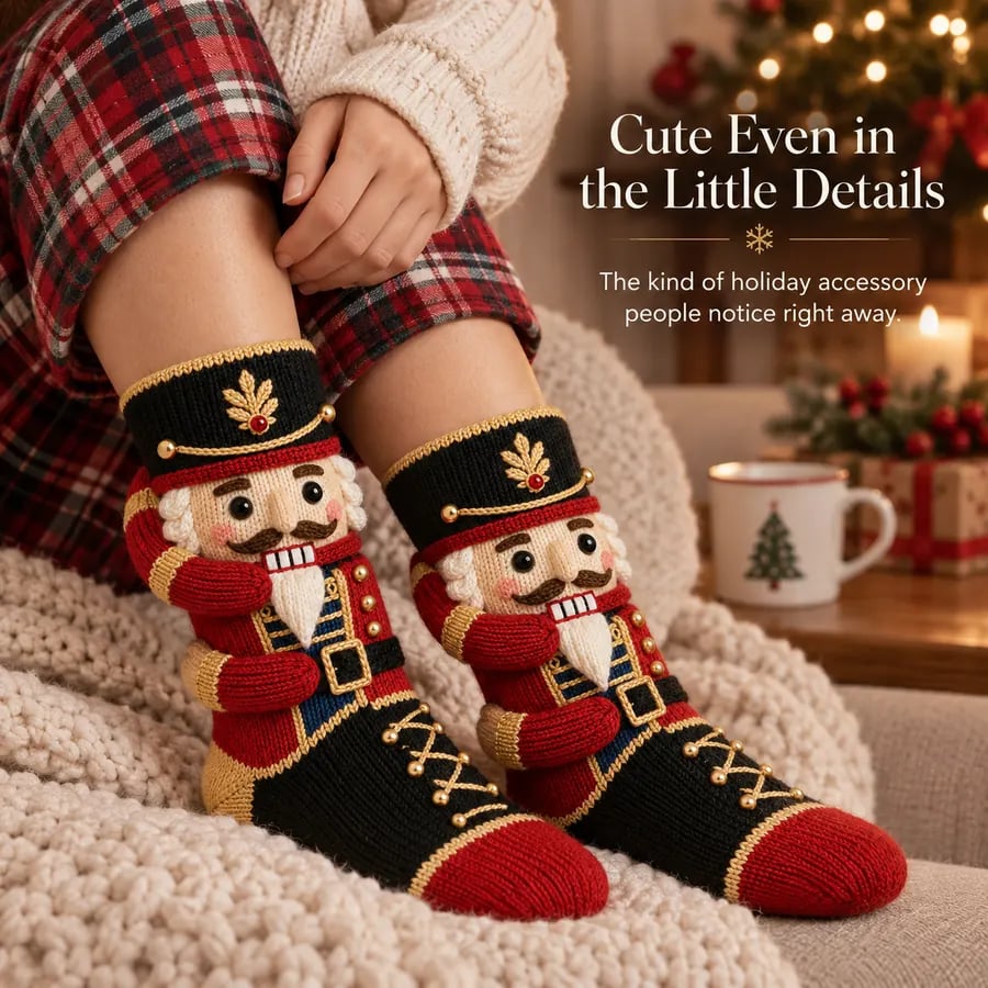 🎅3D Hugging Christmas Cute Knit Holiday Socks