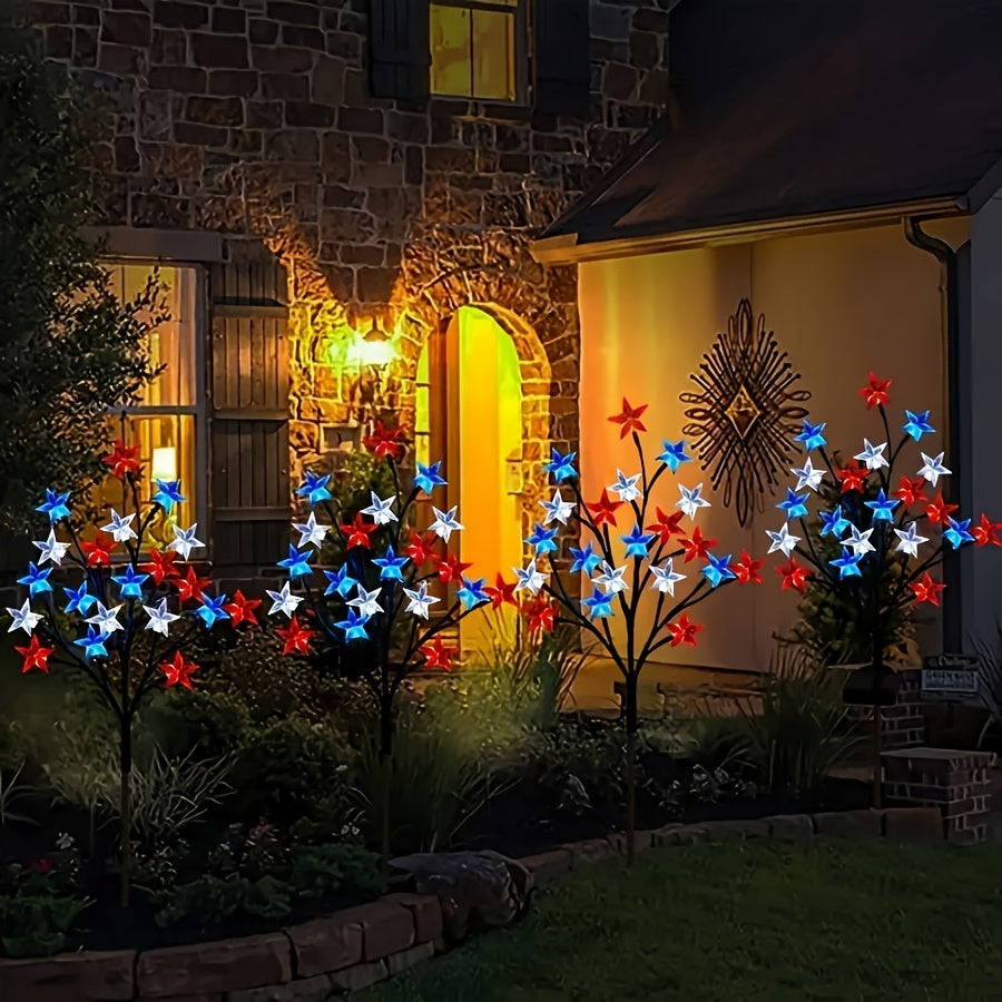 Solar 4th of July Stake Lights