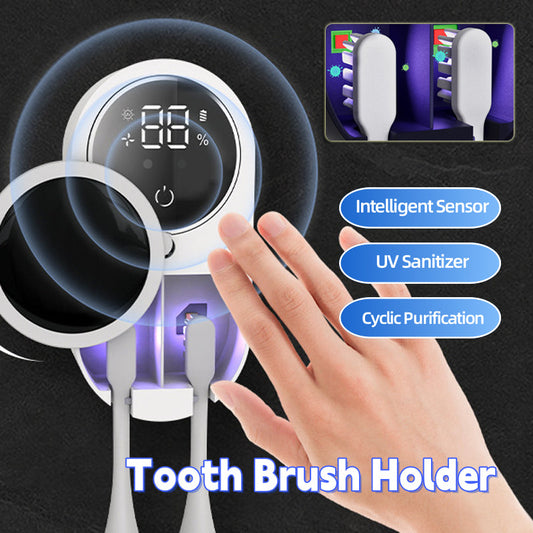 Automatic UV sterilization Sanitizing Smart Toothbrush Holder
