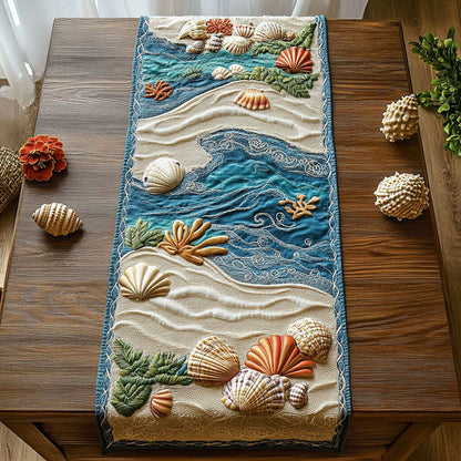 View Of Shore Quilted Table Runner