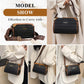 Fashion Diamond Pattern Large Capacity 3-Layer Crossbody Bag💕
