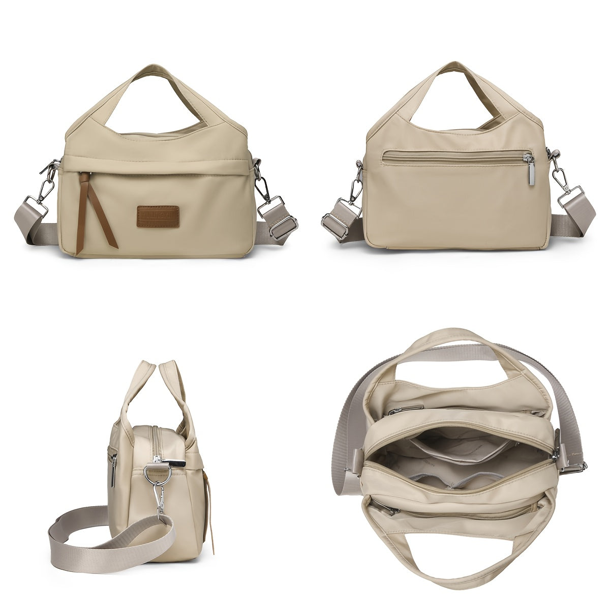 Lightweight Large Capacity Multi-layer Crossbody Bag