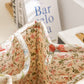Large Capacity Floral Interior Storage Basket