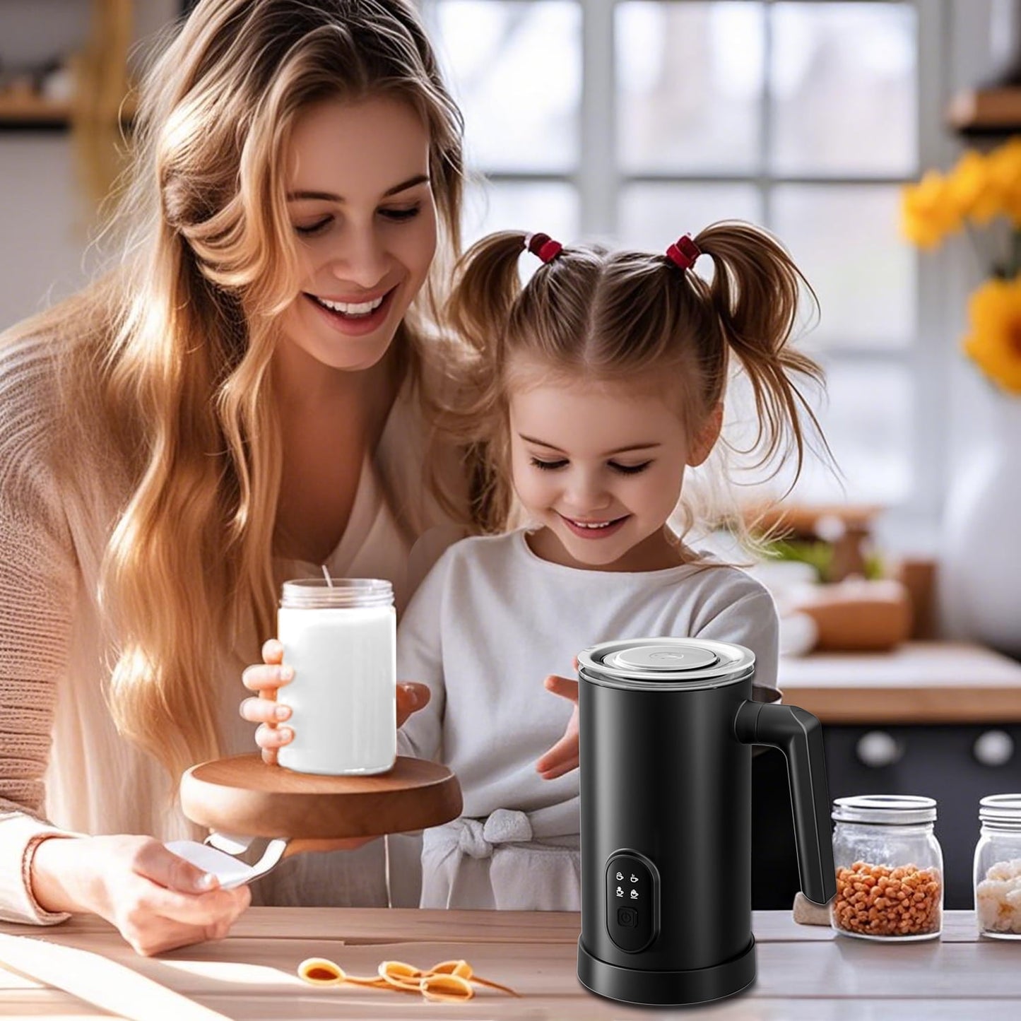Electric Hot And Cold Milk Whipping Machine