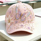 Adjustable Garden Morning Hummingbird Flowers Baseball Cap