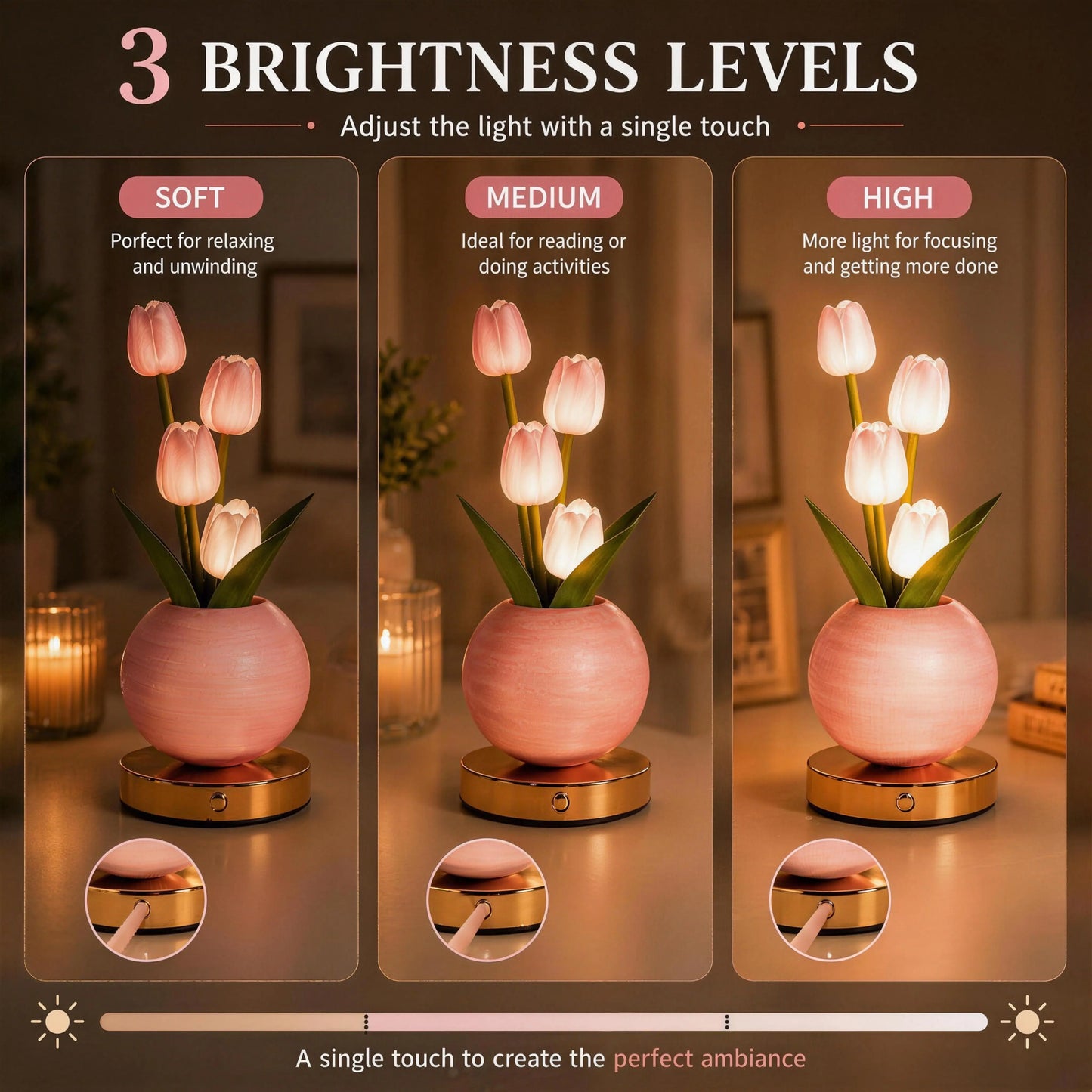 Tulip Table Lamp Night Light