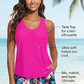 3 Piece Tankini with Shorts - Sporty Swimsuit