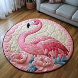 Graceful Beauty Quilted Round Mat