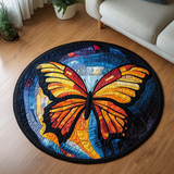 Graceful Flight Quilted Round Mat
