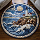 Guiding Shorelight Quilted Round Mat