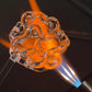 Handmade Glass Flower Frog Stem Holder Home Desktop Decor