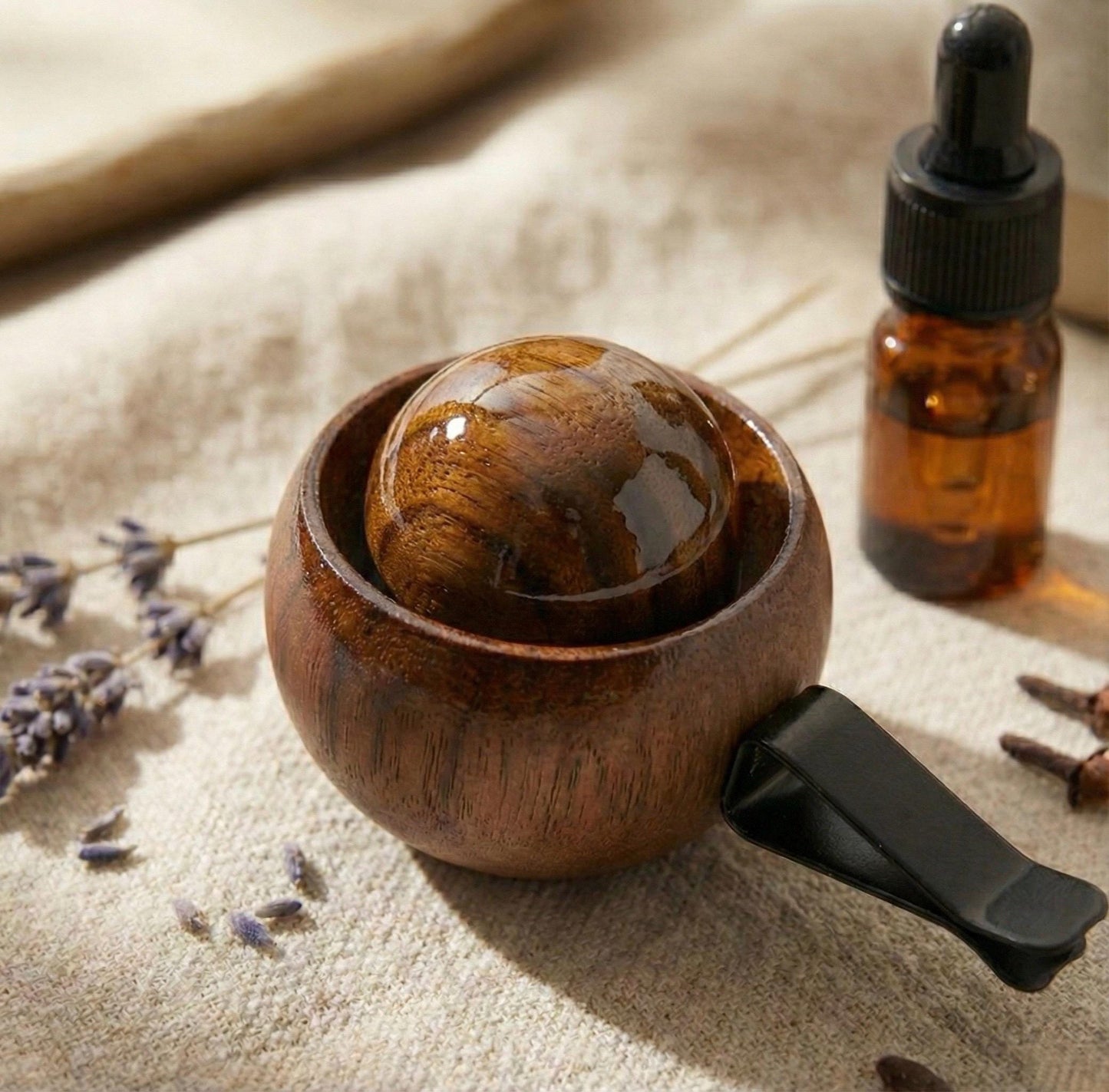 Wood Car Essential Oil Diffuser