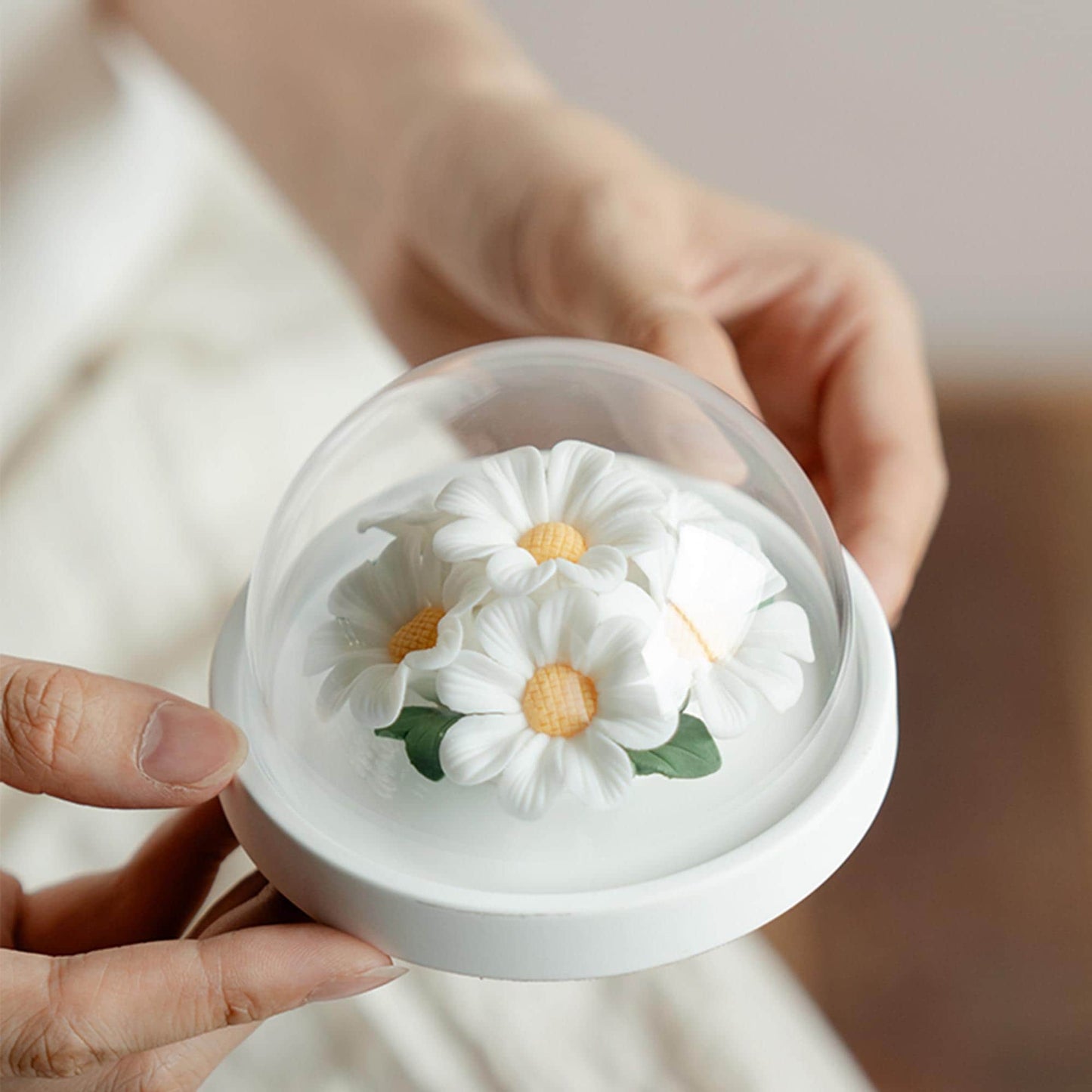 Ceramic Floral Essential Oil Aroma Diffuser Gift