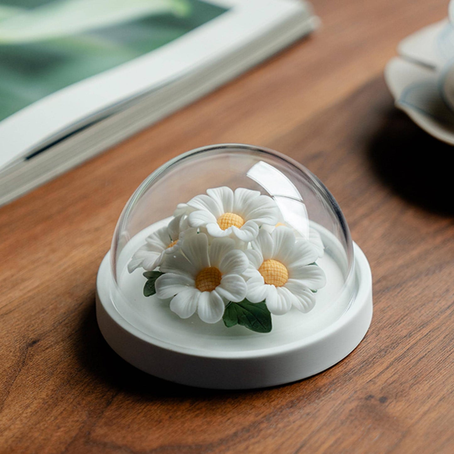 Ceramic Floral Essential Oil Aroma Diffuser Gift