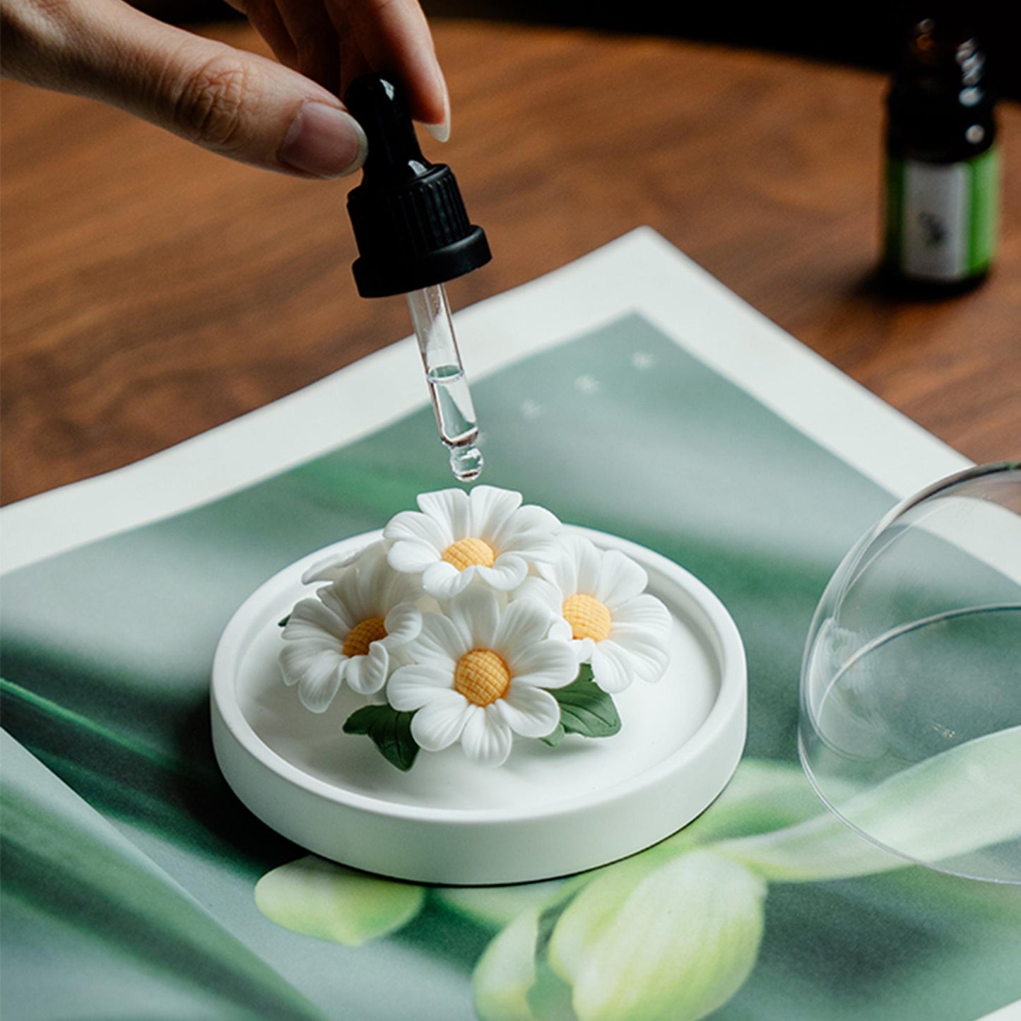 Ceramic Floral Essential Oil Aroma Diffuser Gift