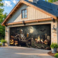 Skeleton's Last Call Garage Door Banner Decoration