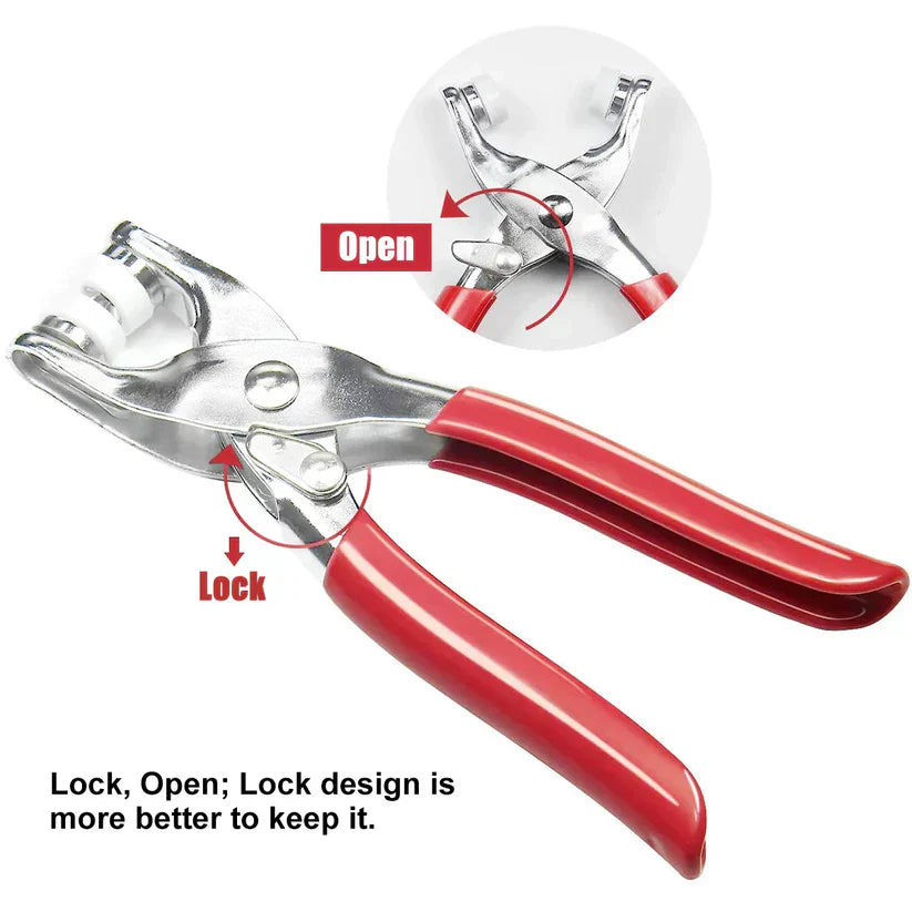 Metal Snaps Buttons with Fastener Pliers Press Tool Kit