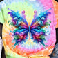 Women's Tie Dye Print Graphic Casual Top