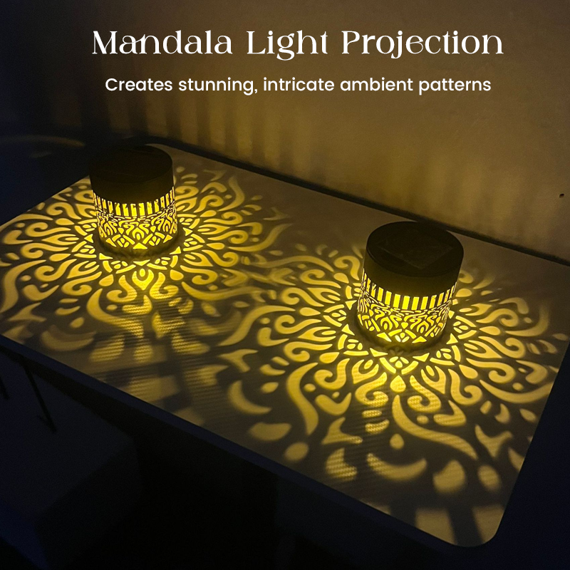 Solar Decorative Mandala Lamp For Garden & Patio